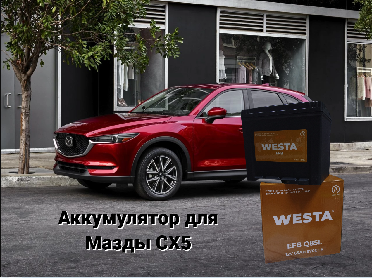 <span style="font-weight: bold;">WESTA Q85 EFB на MAZDA CX5</span>